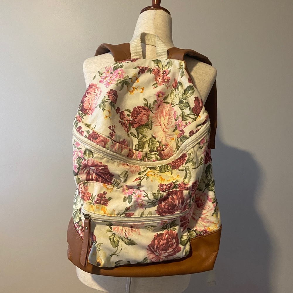 Floral backpack